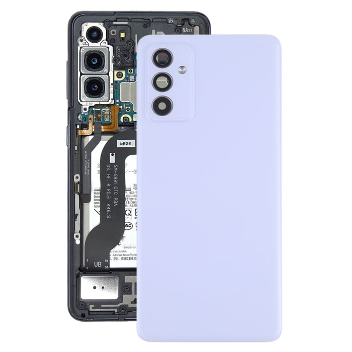 Para Samsung Galaxy A82 Tapa trasera de batería con lente de cámara