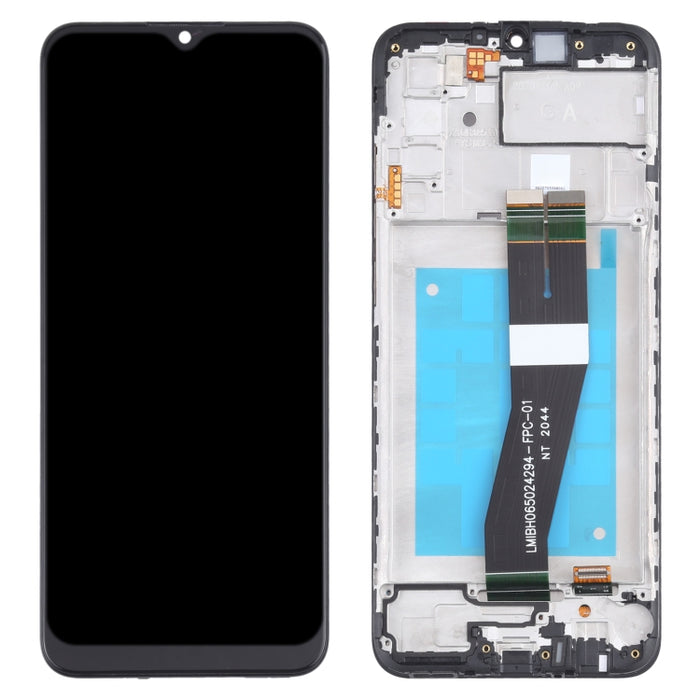 Pantalla LCD original y ensamblaje completo del digitalizador con marco para Samsung Galaxy A02s SM-A025F (versión GA)
