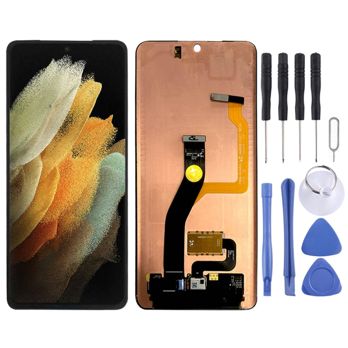 Pantalla LCD y digitalizador de montaje completo para Samsung Galaxy S21 Ultra SM-G988 (versión 5G)