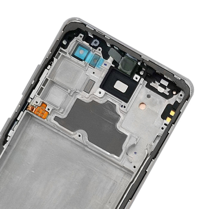 Pantalla LCD original y ensamblaje completo del digitalizador con marco para Samsung Galaxy A72 SM-A725 (versión 4G)