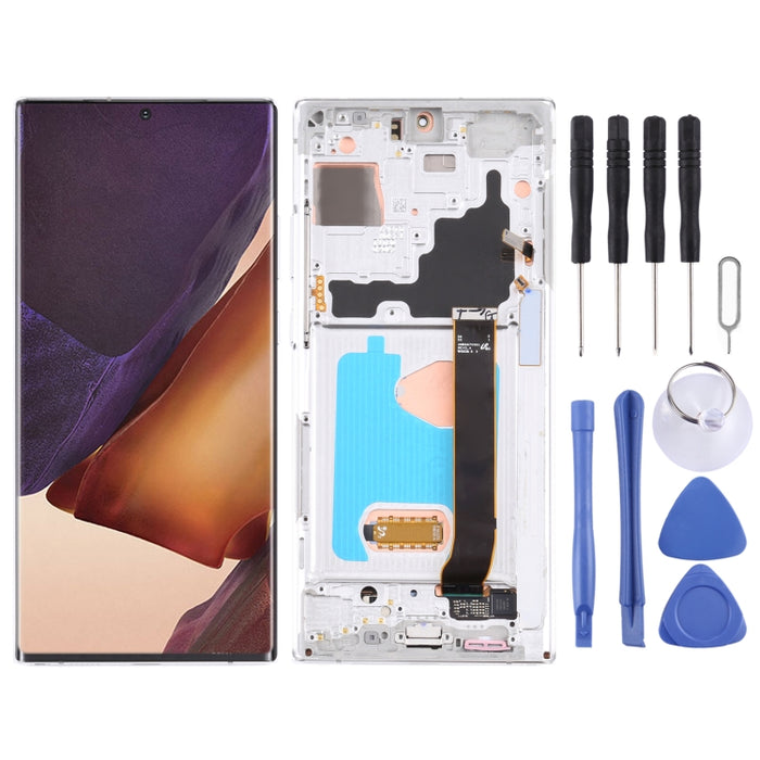 Pantalla LCD y digitalizador de montaje completo con marco para Samsung Galaxy Note20 Ultra SM-N986 versión 5G