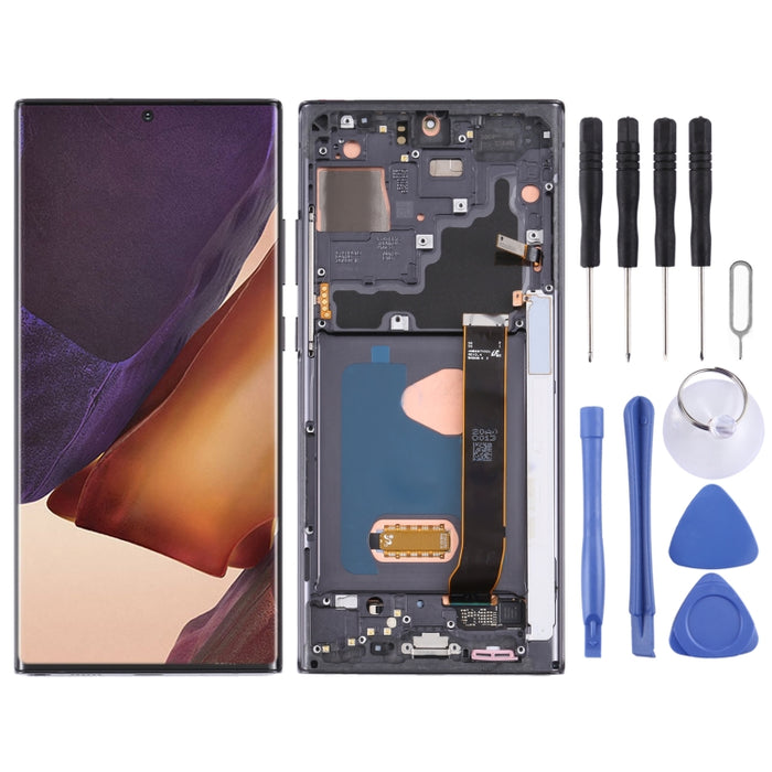 Pantalla LCD y digitalizador de montaje completo con marco para Samsung Galaxy Note20 Ultra SM-N986 versión 5G