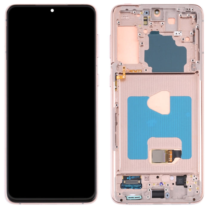 Pantalla LCD y digitalizador de montaje completo con marco para Samsung Galaxy S21+ (5G) SM-G996