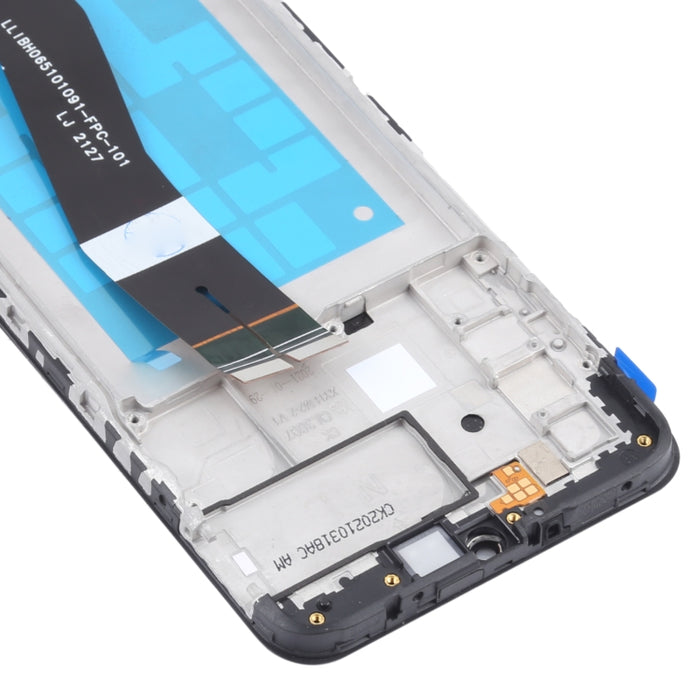 Pantalla LCD y digitalizador de montaje completo con marco para Samsung Galaxy M02s (versión NL)