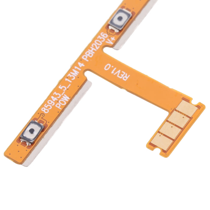 Para Samsung Galaxy Tab A7 10.4 (2020) SM-T500 Botón de encendido y botón de volumen Cable flexible