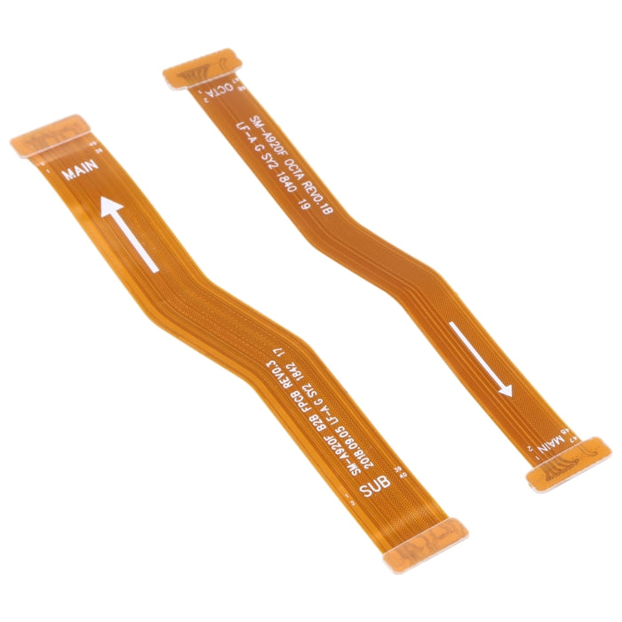 Para Samsung Galaxy A9 (2018) SM-A920 1 par de cables flexibles de placa base originales