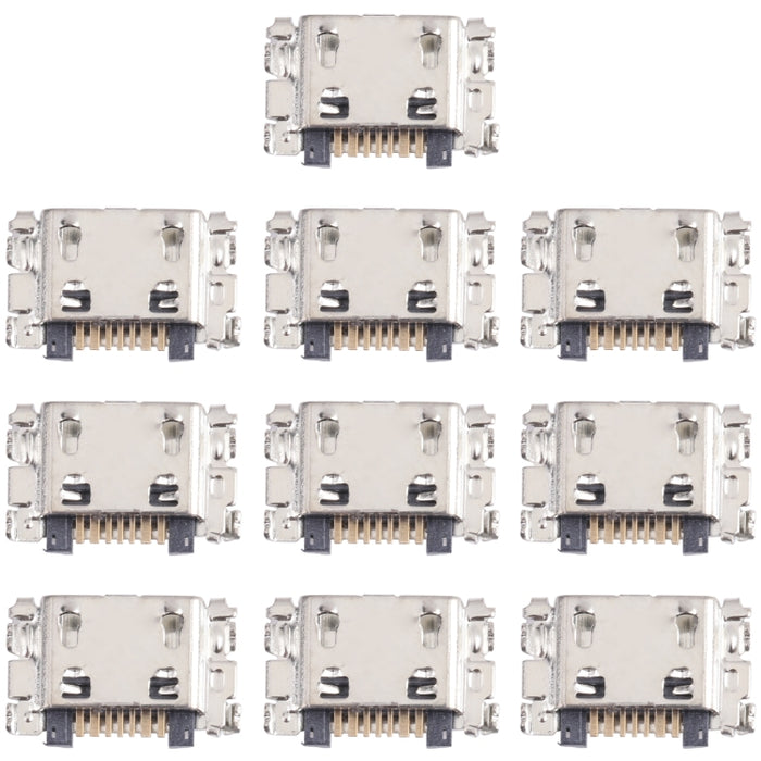 Conector de puerto de carga de 10 piezas para Samsung Galaxy A7 (2018) SM-A750F, SM-A750FN, SM-A750G, SM-A750GN, SM-A750C, SM-A750X