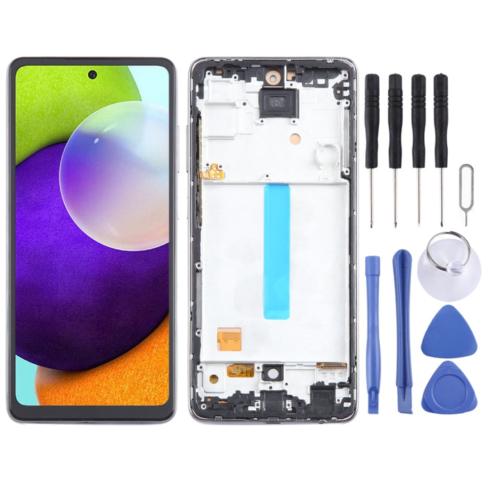 Pantalla LCD de material incell y ensamblaje completo del digitalizador con marco para Samsung Galaxy A52 4G SM-A525