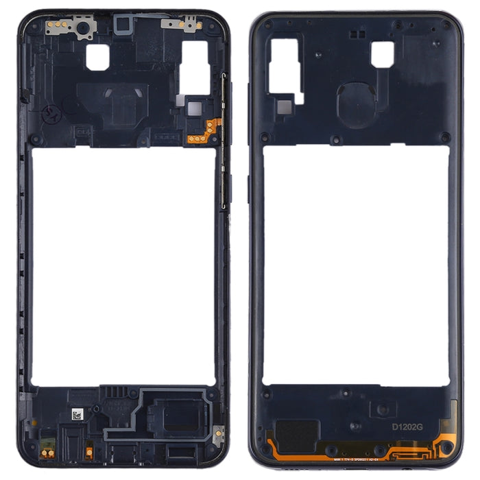 Para placa de bisel de marco medio Galaxy A20