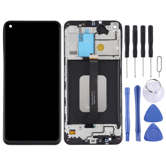 Pantalla LCD Original y Montaje Completo del Digitalizador con Marco para Samsung Galaxy A60 SM-A606