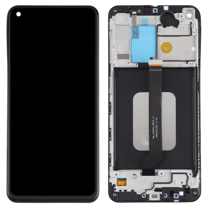 Pantalla LCD Original y Montaje Completo del Digitalizador con Marco para Samsung Galaxy A60 SM-A606