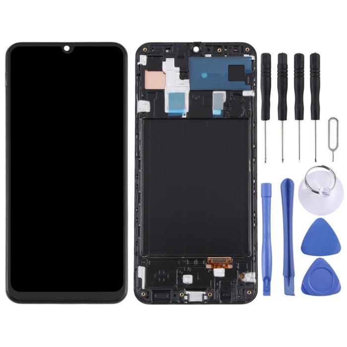 Pantalla LCD Original y Montaje Completo del Digitalizador con Marco para Samsung Galaxy A30 SM-A305