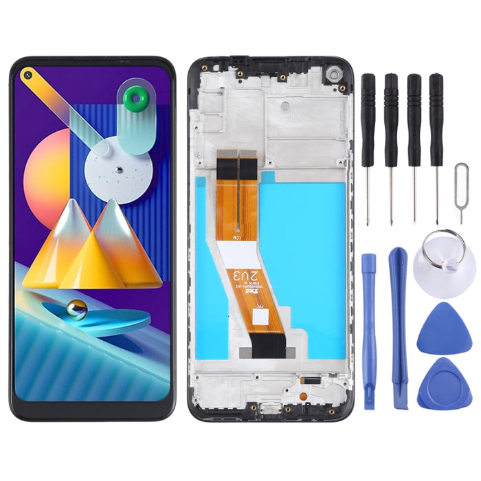 Pantalla LCD Original y Digitalizador Completo con Marco para Samsung Galaxy M11 SM-M115