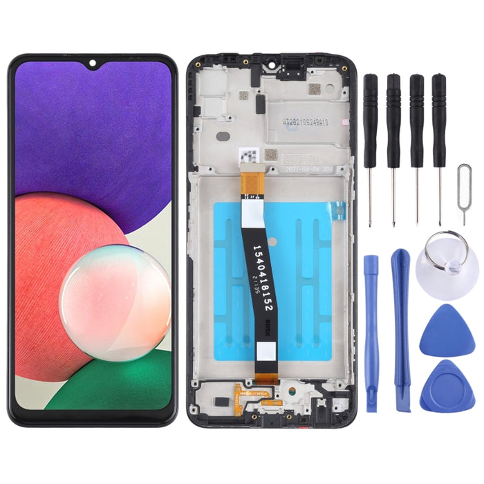 Pantalla LCD Original y Montaje Completo del Digitalizador con Marco para Samsung Galaxy A22 5G SM-A226