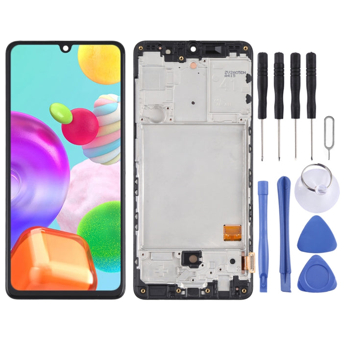 Pantalla LCD Original y Montaje Completo del Digitalizador con Marco para Samsung Galaxy A41 SM-A415