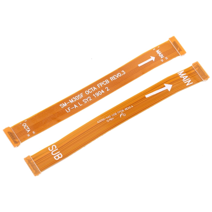 Para Galaxy M30 1 par de cable flexible de placa base