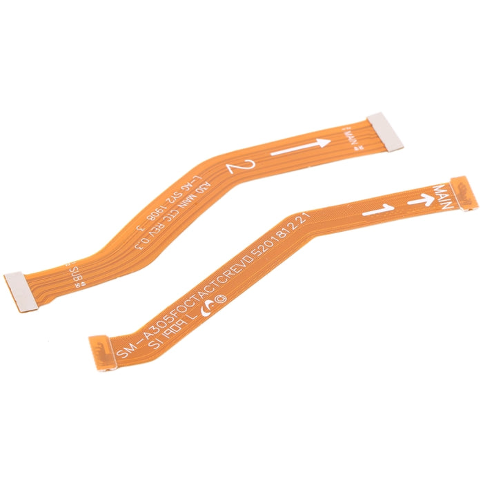 Para Galaxy A30 Cable flexible de placa base + Cable flexible LCD