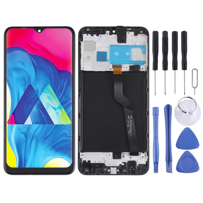 Pantalla LCD Original y Montaje Completo del Digitalizador con Marco para Samsung Galaxy M10 SM-M105