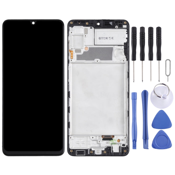 Pantalla LCD de material incell y ensamblaje completo del digitalizador con marco para Samsung Galaxy A22 4G