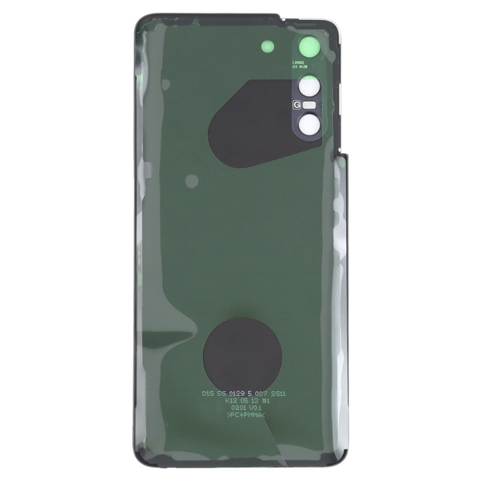 Para Samsung Galaxy S21 5G Tapa trasera de batería con tapa de lente de cámara