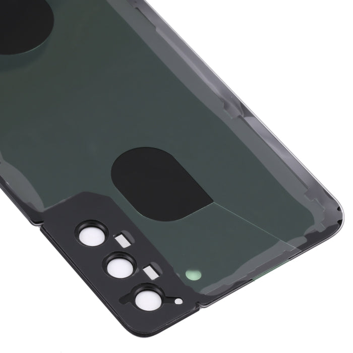 Para Samsung Galaxy S21+ 5G Tapa trasera de batería con tapa de lente de cámara
