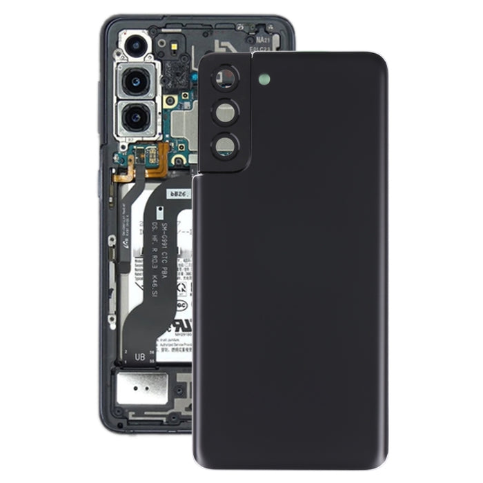 Para Samsung Galaxy S21+ 5G Tapa trasera de batería con tapa de lente de cámara