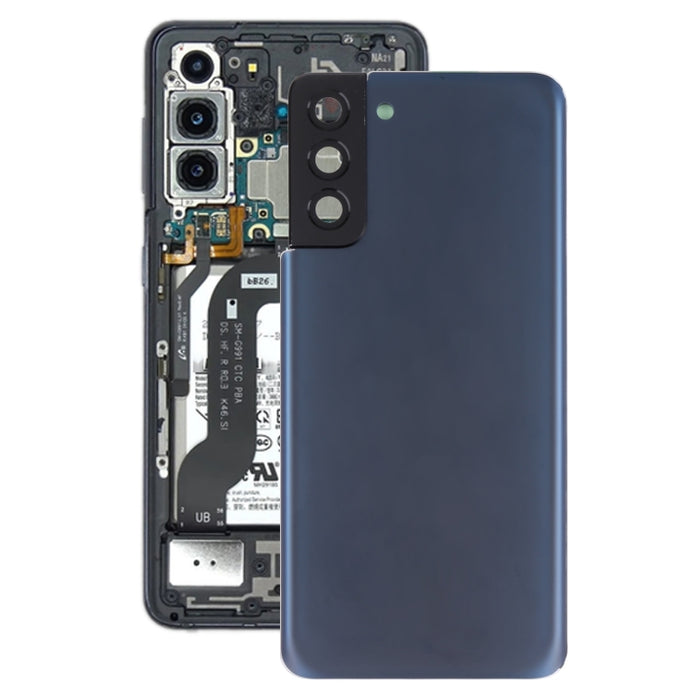 Para Samsung Galaxy S21+ 5G Tapa trasera de batería con tapa de lente de cámara