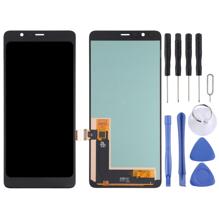 Pantalla LCD de material OLED y ensamblaje completo del digitalizador para Samsung Galaxy A8 Star SM-G8850
