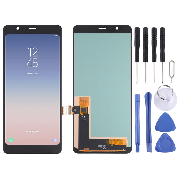 Pantalla LCD de material OLED y ensamblaje completo del digitalizador para Samsung Galaxy A8 Star SM-G8850