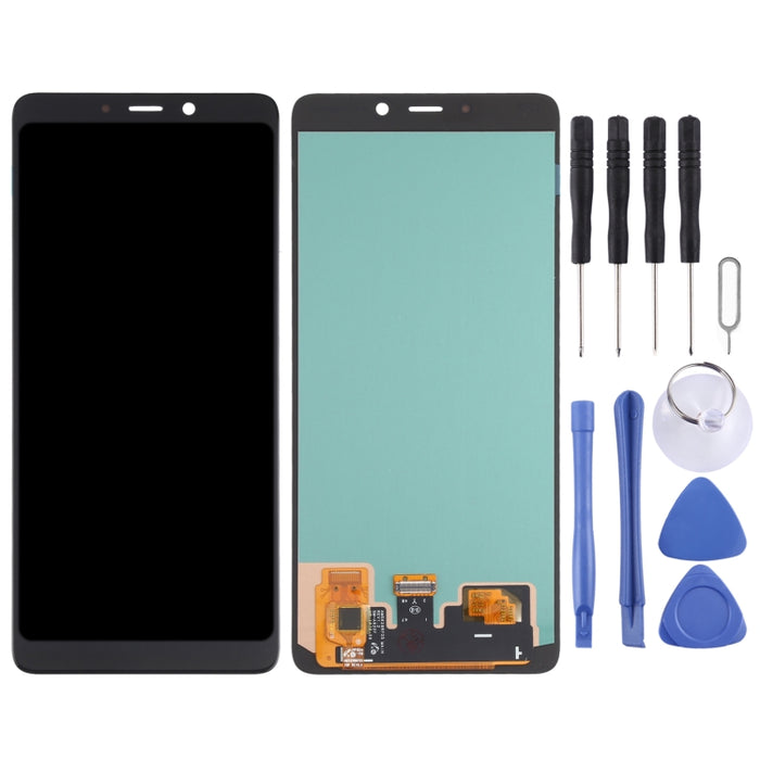 Pantalla LCD de material OLED y ensamblaje completo del digitalizador para Samsung Galaxy A9 (2018) SM-A920