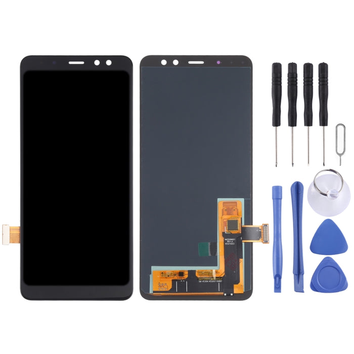 Pantalla LCD de material OLED y ensamblaje completo del digitalizador para Samsung Galaxy A8 (2018) / A5 (2018) SM-A530