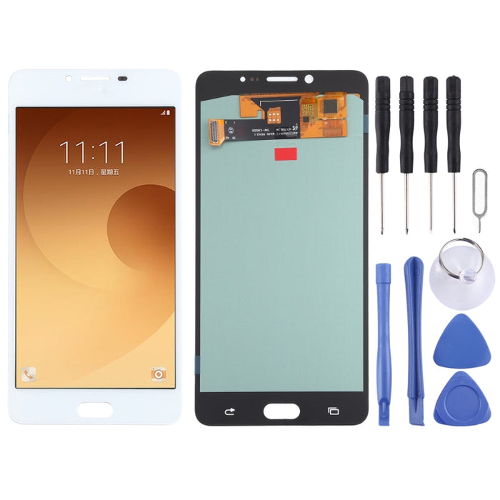 Pantalla LCD de material OLED y ensamblaje completo del digitalizador para Samsung Galaxy C9 Pro SM-C9000/C900
