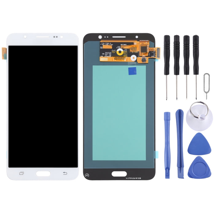 Pantalla LCD de material OLED y ensamblaje completo del digitalizador para Samsung Galaxy J7 (2016) SM-J710