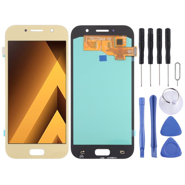 Pantalla LCD de material OLED y ensamblaje completo del digitalizador para Samsung Galaxy A5 (2017) SM-A520