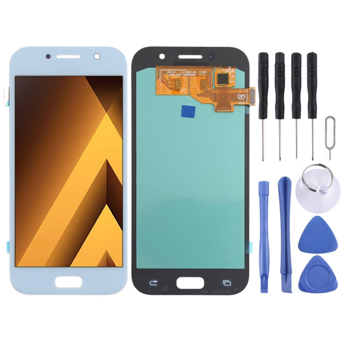 Pantalla LCD de material OLED y ensamblaje completo del digitalizador para Samsung Galaxy A5 (2017) SM-A520