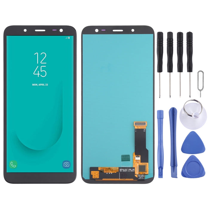 Pantalla LCD de material OLED y ensamblaje completo del digitalizador para Samsung Galaxy J6 SM-J600