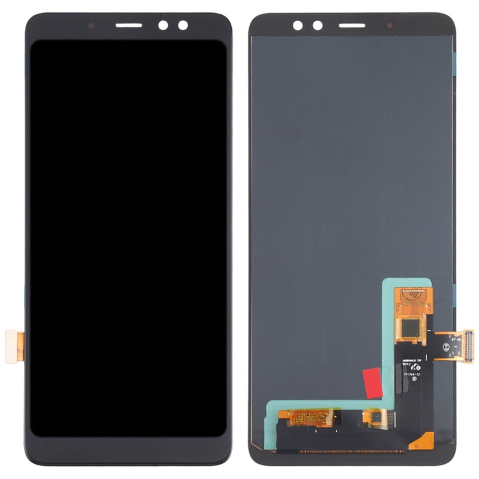 Pantalla LCD de material OLED y ensamblaje completo del digitalizador para Samsung Galaxy A8+ (2018) SM-A730