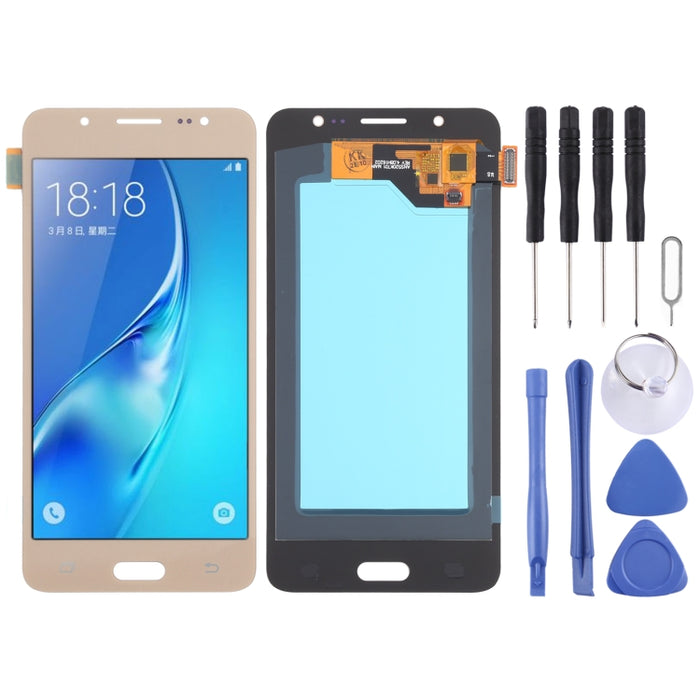 Pantalla LCD de material OLED y ensamblaje completo del digitalizador para Samsung Galaxy J5 (2016) SM-J510