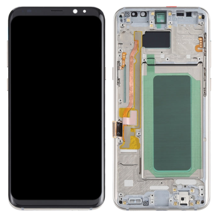 Pantalla LCD de material OLED y ensamblaje completo del digitalizador con marco para Samsung Galaxy S8+ SM-G955