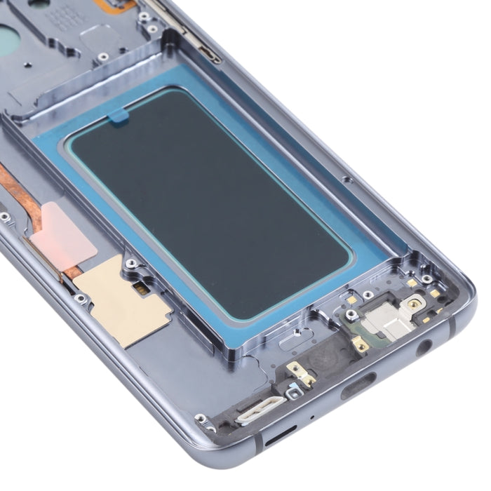 Pantalla LCD de material OLED y ensamblaje completo del digitalizador con marco para Samsung Galaxy S9+ SM-G965