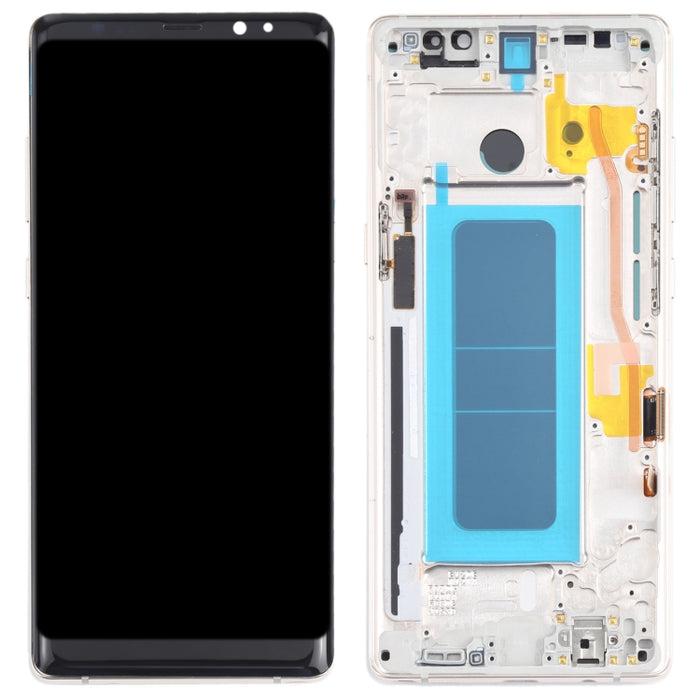 Pantalla LCD de material OLED y ensamblaje completo del digitalizador con marco para Samsung Galaxy Note 8 SM-N950
