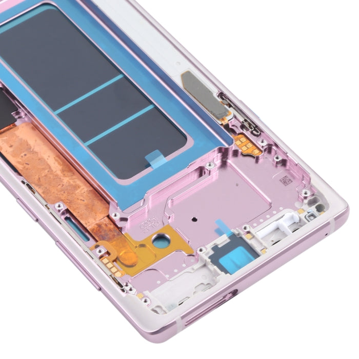 Pantalla LCD de material OLED y ensamblaje completo del digitalizador con marco para Samsung Galaxy Note9 SM-N960