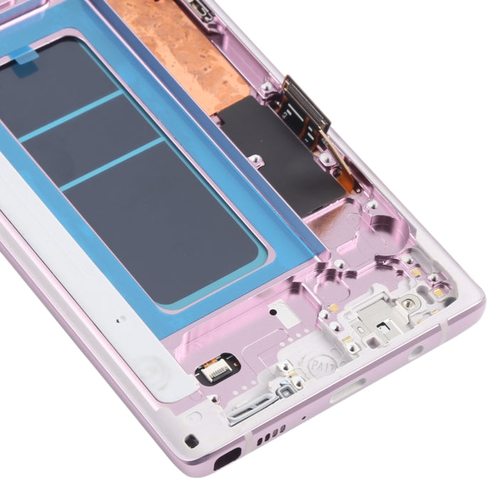 Pantalla LCD de material OLED y ensamblaje completo del digitalizador con marco para Samsung Galaxy Note9 SM-N960