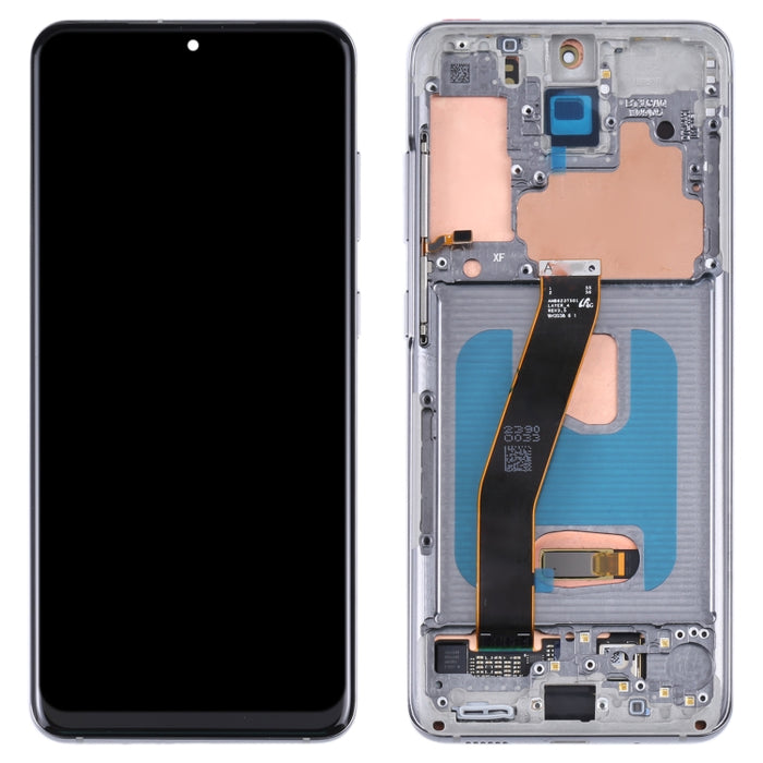Pantalla LCD Original y Montaje Completo del Digitalizador con Marco para Samsung Galaxy S20 5G SM-G981B