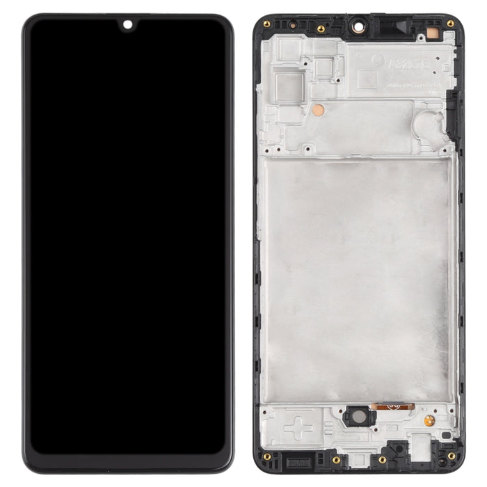 Pantalla LCD de material incell y ensamblaje completo del digitalizador con marco (no admite identificación de huellas dactilares) para Samsung Galaxy A32 4G SM-A325