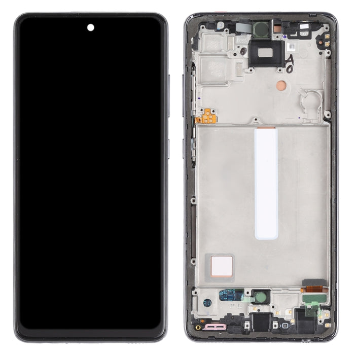 Pantalla LCD de material incell y ensamblaje completo del digitalizador con marco (no admite identificación de huellas dactilares) para Samsung Galaxy A52 5G SM-A526