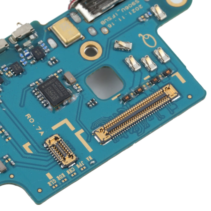 Para Samsung Galaxy S22+ 5G SM-S906U (versión de EE. UU.) Placa de puerto de carga original