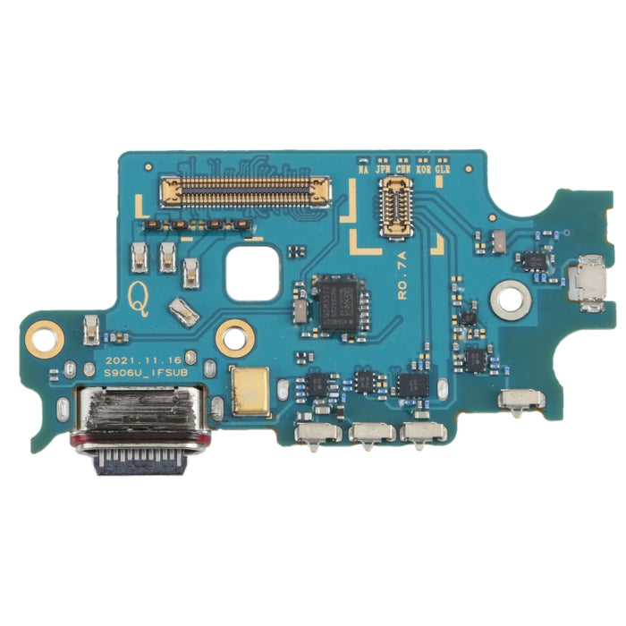 Para Samsung Galaxy S22+ 5G SM-S906U (versión de EE. UU.) Placa de puerto de carga original
