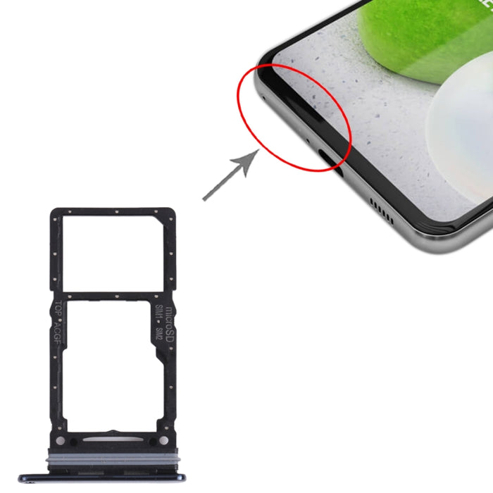 Para Samsung Galaxy A73 5G SM-A736B Bandeja de tarjeta SIM original + Bandeja de tarjeta SIM / Bandeja de tarjeta Micro SD