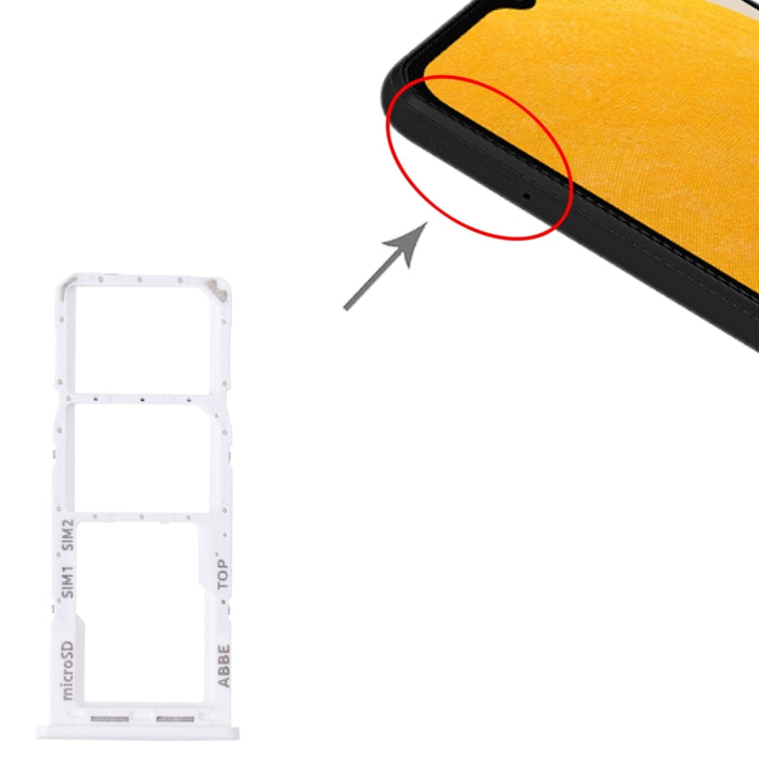 Para Samsung Galaxy A13 5G SM-A136 Bandeja Tarjeta SIM Original + Bandeja Tarjeta SIM + Bandeja Tarjeta Micro SD
